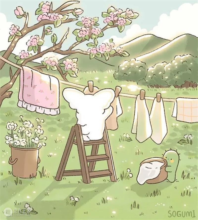 假期快乐生活图鉴  纯灰艺术 假期 图鉴 韩国 画师 gum 笔下 生活 气息 插画 治愈感 崇真艺客