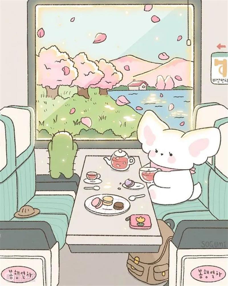 假期快乐生活图鉴  纯灰艺术 假期 图鉴 韩国 画师 gum 笔下 生活 气息 插画 治愈感 崇真艺客