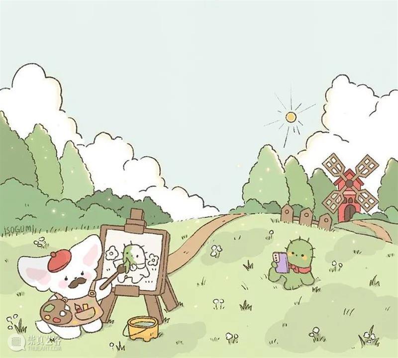 假期快乐生活图鉴  纯灰艺术 假期 图鉴 韩国 画师 gum 笔下 生活 气息 插画 治愈感 崇真艺客