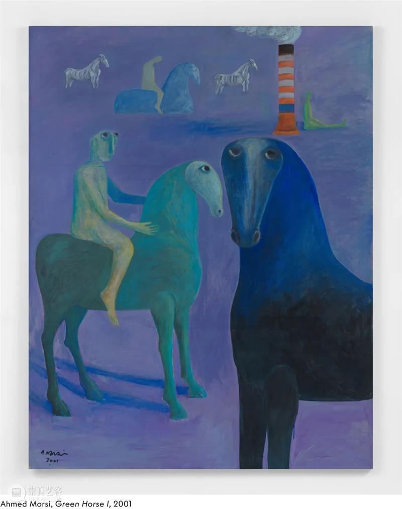 展讯|艾哈迈德·莫西 (Ahmed Morsi) :壁画细节 艾哈迈德 莫西 Morsi 展讯 壁画 细节 纽约 生活 工作 MoMA 崇真艺客