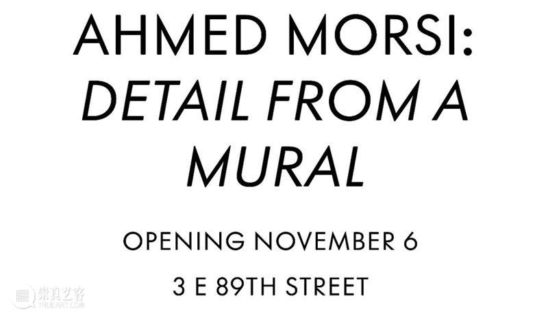 展讯|艾哈迈德·莫西 (Ahmed Morsi) :壁画细节 艾哈迈德 莫西 Morsi 展讯 壁画 细节 纽约 生活 工作 MoMA 崇真艺客