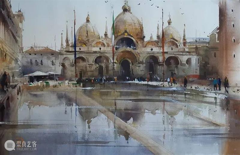 走过的路都是风景 走过的路 风景 俄罗斯 水彩 画家 水彩画 世界 各地 许多美景 作品 崇真艺客