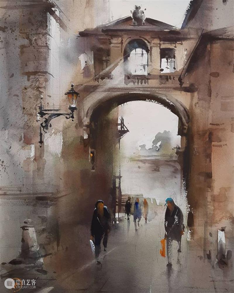 走过的路都是风景 走过的路 风景 俄罗斯 水彩 画家 水彩画 世界 各地 许多美景 作品 崇真艺客