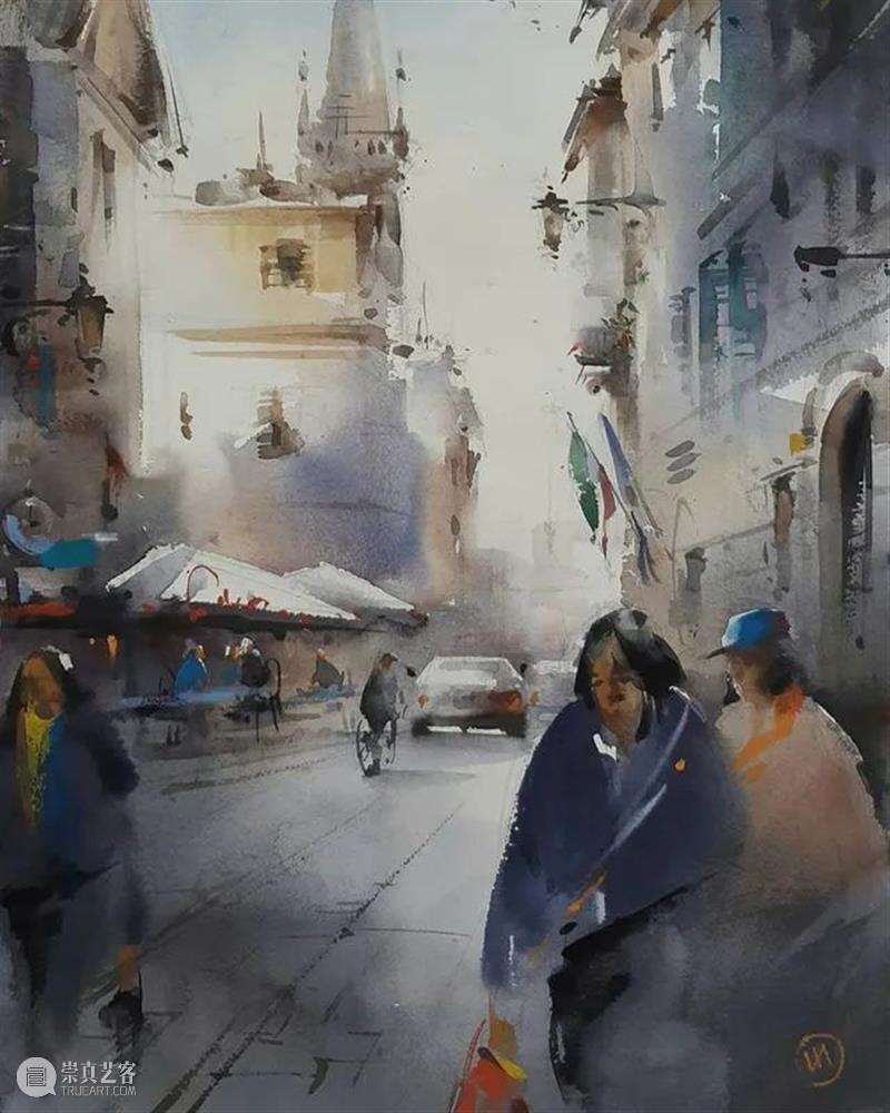 走过的路都是风景 走过的路 风景 俄罗斯 水彩 画家 水彩画 世界 各地 许多美景 作品 崇真艺客