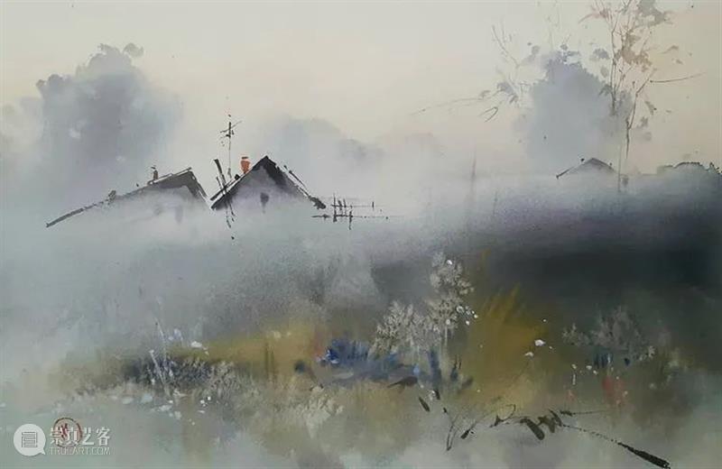 走过的路都是风景 走过的路 风景 俄罗斯 水彩 画家 水彩画 世界 各地 许多美景 作品 崇真艺客