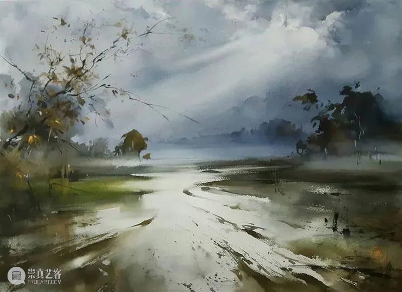 走过的路都是风景 走过的路 风景 俄罗斯 水彩 画家 水彩画 世界 各地 许多美景 作品 崇真艺客