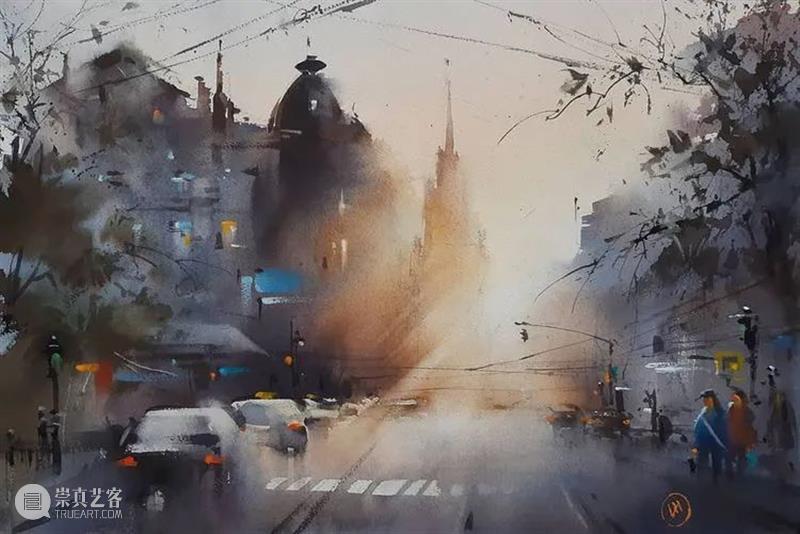 走过的路都是风景 走过的路 风景 俄罗斯 水彩 画家 水彩画 世界 各地 许多美景 作品 崇真艺客