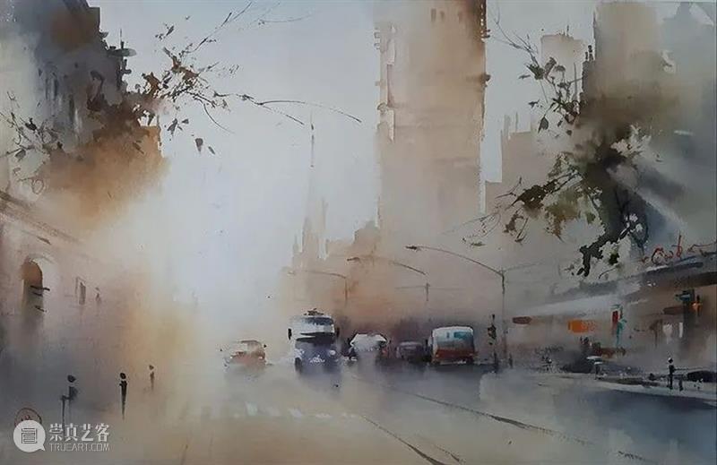 走过的路都是风景 走过的路 风景 俄罗斯 水彩 画家 水彩画 世界 各地 许多美景 作品 崇真艺客