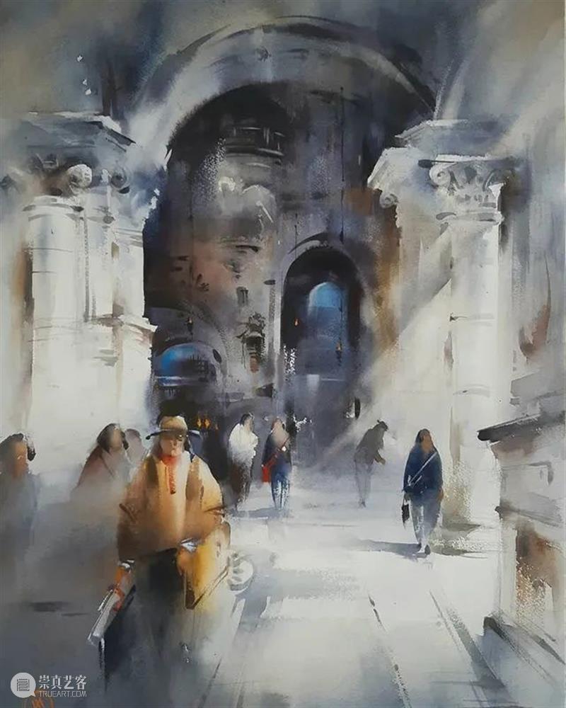 走过的路都是风景 走过的路 风景 俄罗斯 水彩 画家 水彩画 世界 各地 许多美景 作品 崇真艺客
