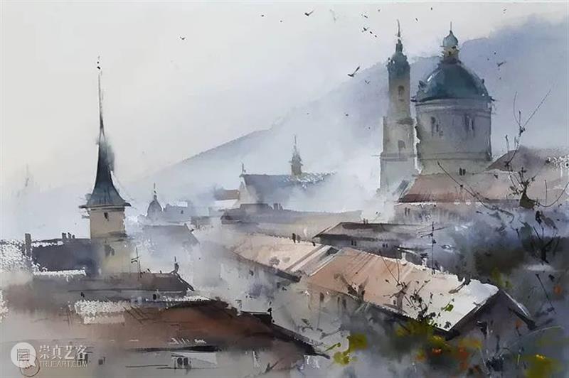 走过的路都是风景 走过的路 风景 俄罗斯 水彩 画家 水彩画 世界 各地 许多美景 作品 崇真艺客