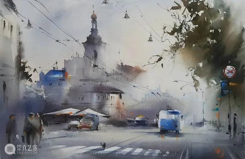 走过的路都是风景 走过的路 风景 俄罗斯 水彩 画家 水彩画 世界 各地 许多美景 作品 崇真艺客