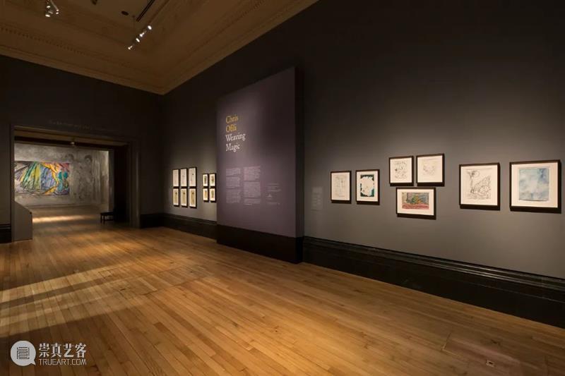 今日生日 ｜ 克里斯·奥菲利（Chris Ofili） Ofili 克里斯·奥菲利 生日 克里斯 上图 奥菲利 拉萨路 麻布 油彩 炭笔 崇真艺客