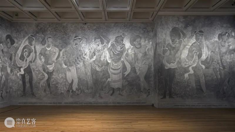 今日生日 ｜ 克里斯·奥菲利（Chris Ofili） Ofili 克里斯·奥菲利 生日 克里斯 上图 奥菲利 拉萨路 麻布 油彩 炭笔 崇真艺客