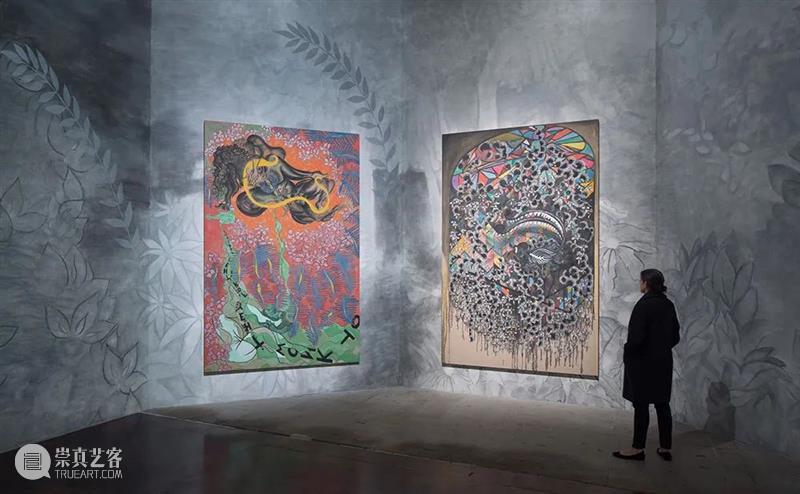 今日生日 ｜ 克里斯·奥菲利（Chris Ofili） Ofili 克里斯·奥菲利 生日 克里斯 上图 奥菲利 拉萨路 麻布 油彩 炭笔 崇真艺客