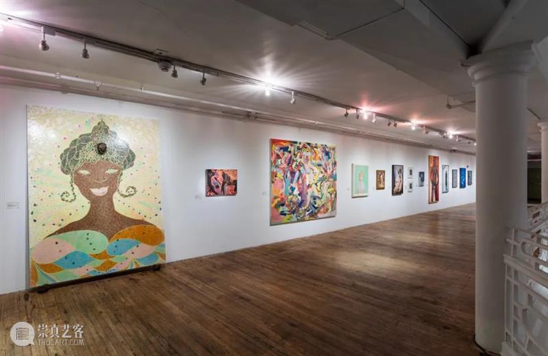 今日生日 ｜ 克里斯·奥菲利（Chris Ofili） Ofili 克里斯·奥菲利 生日 克里斯 上图 奥菲利 拉萨路 麻布 油彩 炭笔 崇真艺客