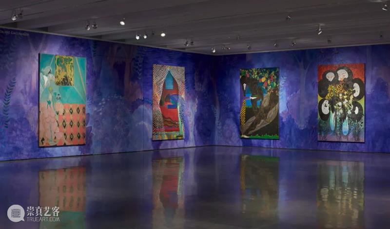 今日生日 ｜ 克里斯·奥菲利（Chris Ofili） Ofili 克里斯·奥菲利 生日 克里斯 上图 奥菲利 拉萨路 麻布 油彩 炭笔 崇真艺客
