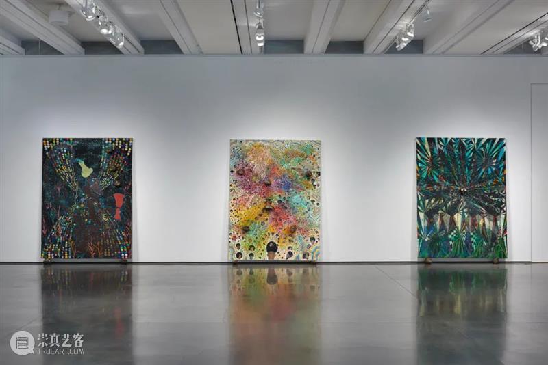 今日生日 ｜ 克里斯·奥菲利（Chris Ofili） Ofili 克里斯·奥菲利 生日 克里斯 上图 奥菲利 拉萨路 麻布 油彩 炭笔 崇真艺客