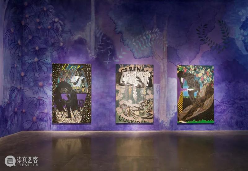 今日生日 ｜ 克里斯·奥菲利（Chris Ofili） Ofili 克里斯·奥菲利 生日 克里斯 上图 奥菲利 拉萨路 麻布 油彩 炭笔 崇真艺客