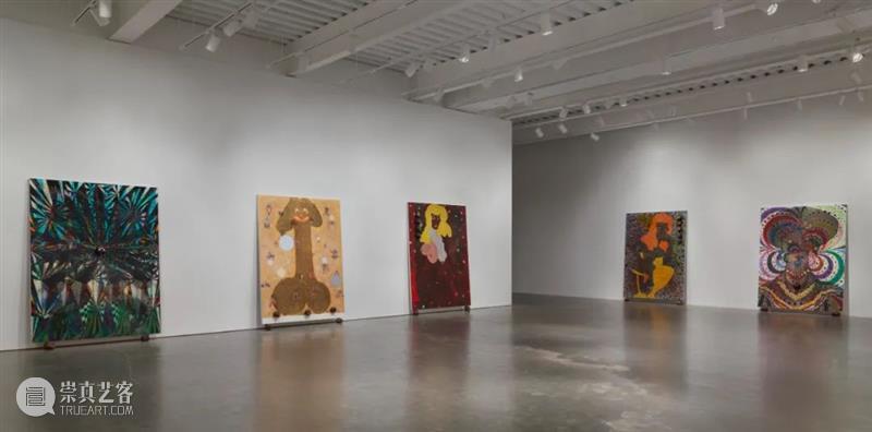 今日生日 ｜ 克里斯·奥菲利（Chris Ofili） Ofili 克里斯·奥菲利 生日 克里斯 上图 奥菲利 拉萨路 麻布 油彩 炭笔 崇真艺客