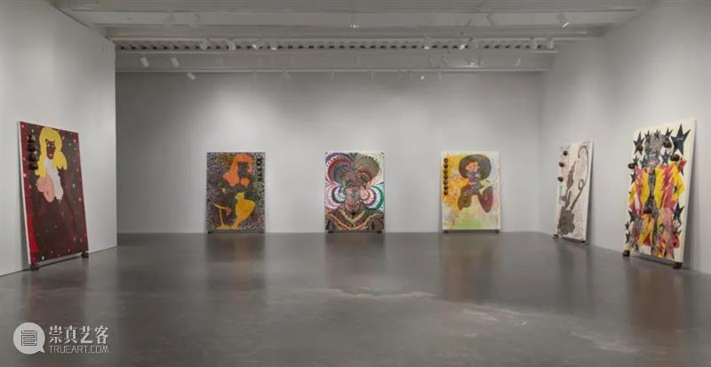 今日生日 ｜ 克里斯·奥菲利（Chris Ofili） Ofili 克里斯·奥菲利 生日 克里斯 上图 奥菲利 拉萨路 麻布 油彩 炭笔 崇真艺客