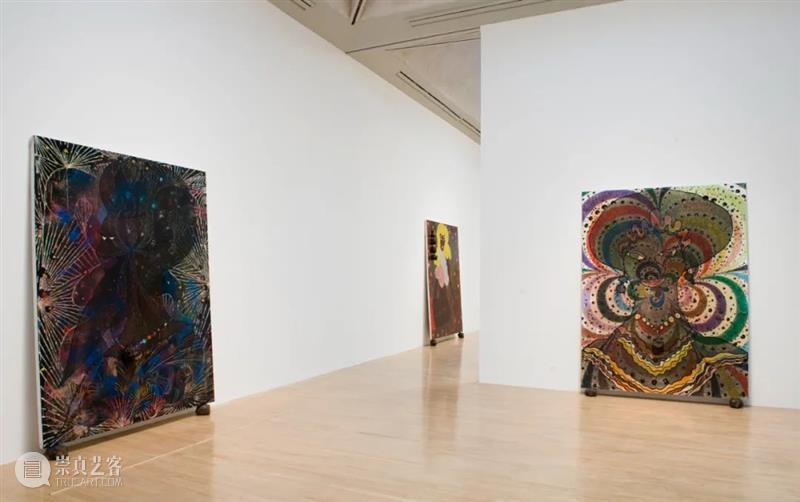 今日生日 ｜ 克里斯·奥菲利（Chris Ofili） Ofili 克里斯·奥菲利 生日 克里斯 上图 奥菲利 拉萨路 麻布 油彩 炭笔 崇真艺客