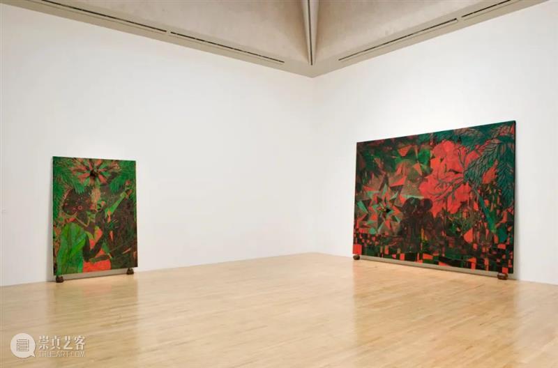 今日生日 ｜ 克里斯·奥菲利（Chris Ofili） Ofili 克里斯·奥菲利 生日 克里斯 上图 奥菲利 拉萨路 麻布 油彩 炭笔 崇真艺客
