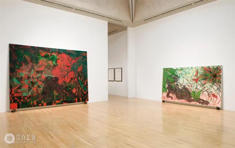 今日生日 ｜ 克里斯·奥菲利（Chris Ofili） Ofili 克里斯·奥菲利 生日 克里斯 上图 奥菲利 拉萨路 麻布 油彩 炭笔 崇真艺客