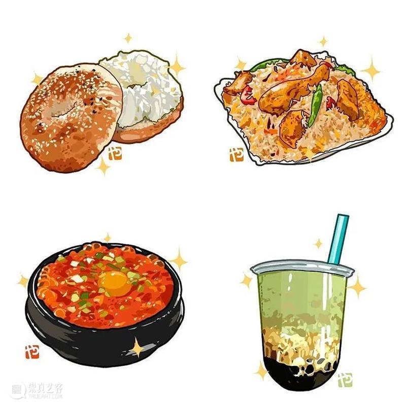 看起来超有食欲的美食插画 美食 食欲 插画 西雅图 插画师 itadaki yasu 作品 往期 好文 崇真艺客