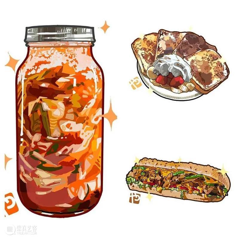 看起来超有食欲的美食插画 美食 食欲 插画 西雅图 插画师 itadaki yasu 作品 往期 好文 崇真艺客