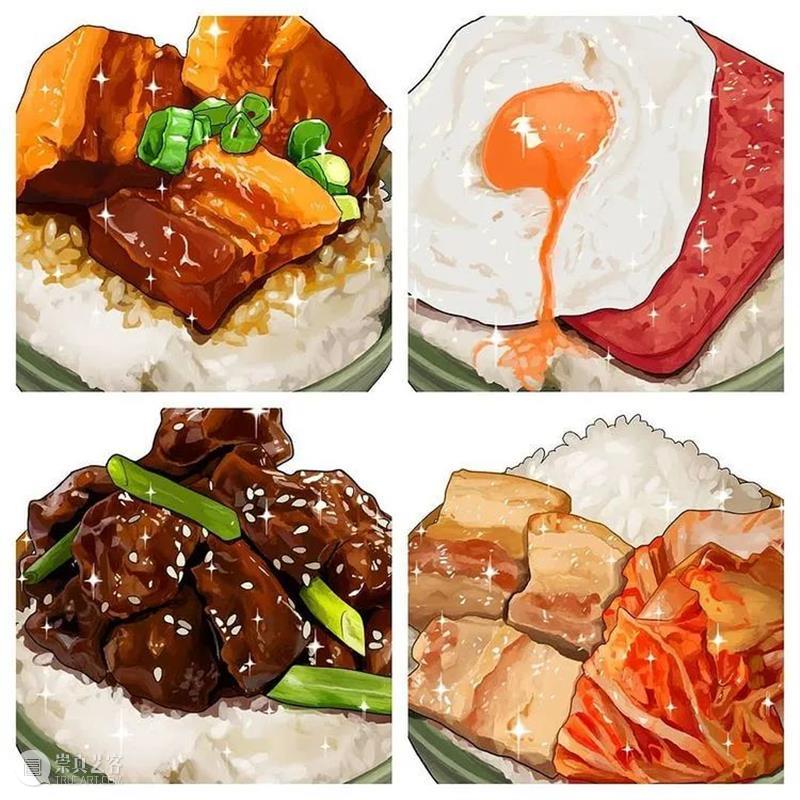 看起来超有食欲的美食插画 美食 食欲 插画 西雅图 插画师 itadaki yasu 作品 往期 好文 崇真艺客
