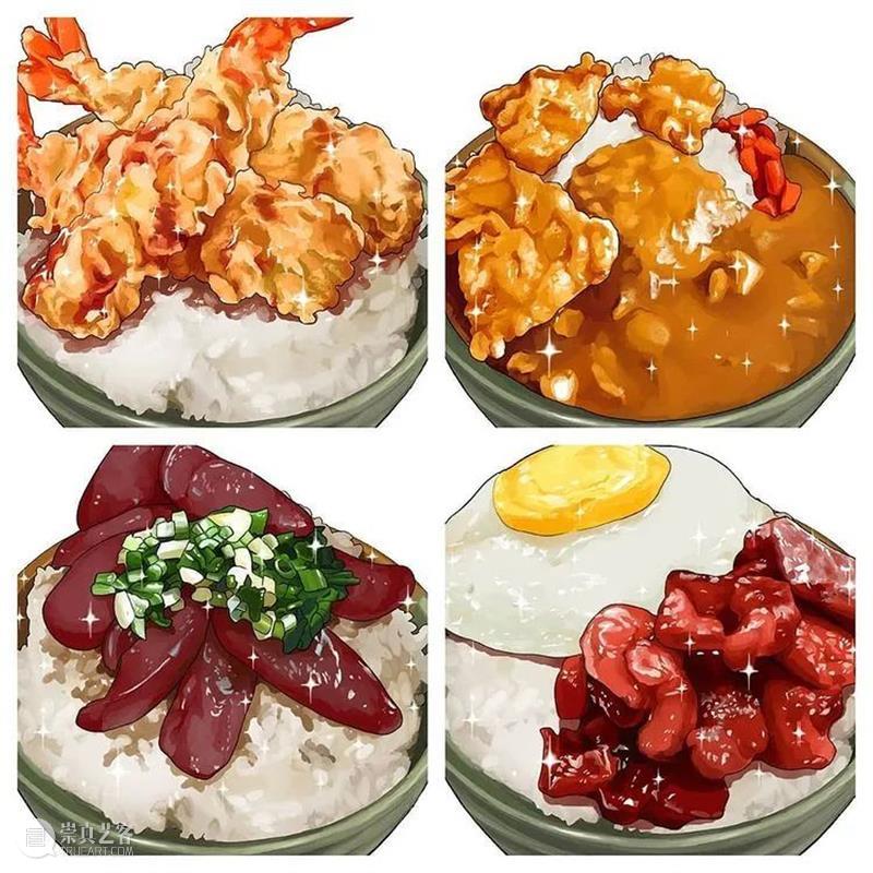 看起来超有食欲的美食插画 美食 食欲 插画 西雅图 插画师 itadaki yasu 作品 往期 好文 崇真艺客