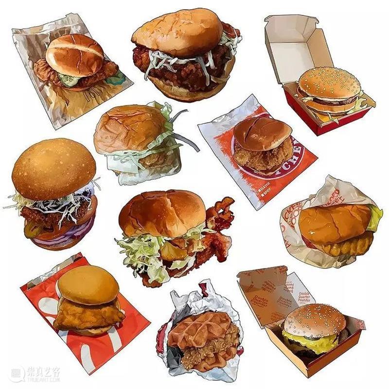 看起来超有食欲的美食插画 美食 食欲 插画 西雅图 插画师 itadaki yasu 作品 往期 好文 崇真艺客