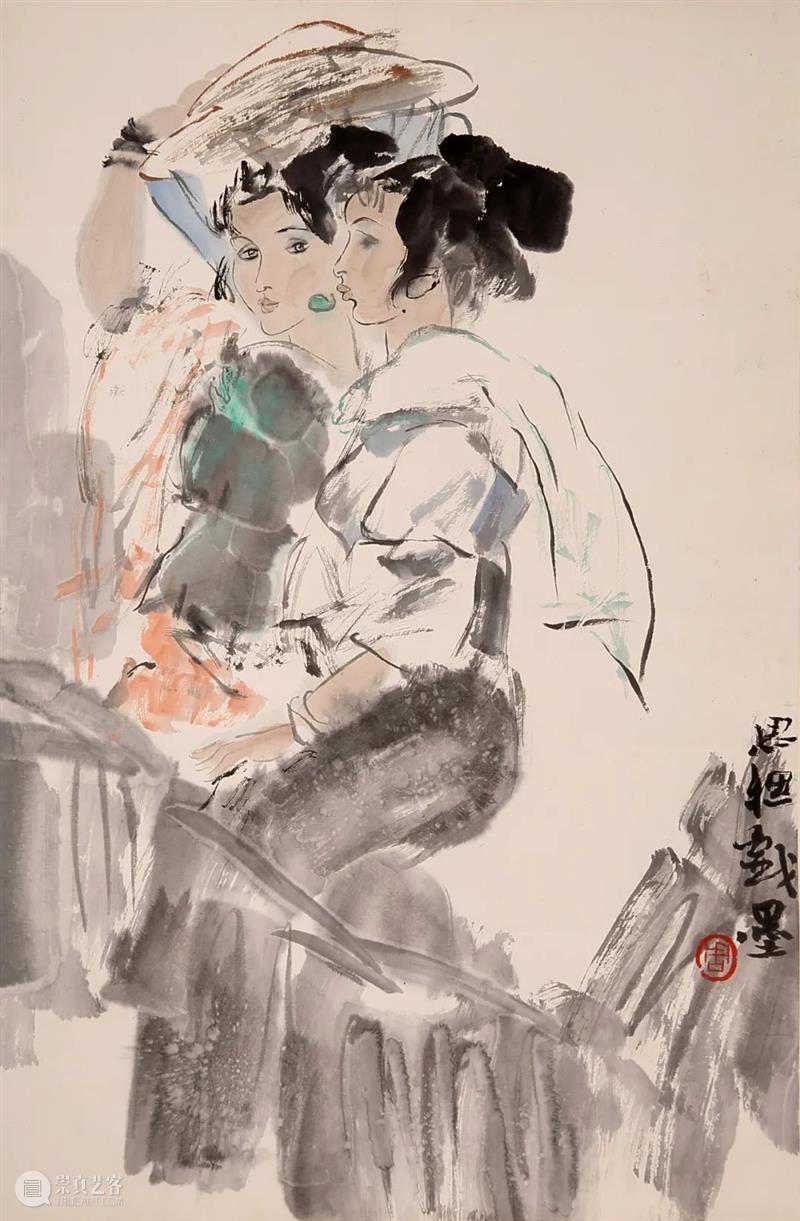 敬华网拍丨书画第六十三期（一） 敬华 书画 二维码 汤世澍 牡丹 水墨 纸本 扇片 陈豫钟 多体 崇真艺客