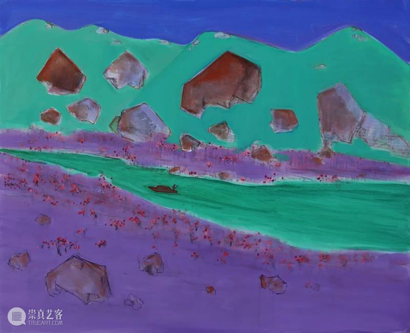 本周三,相约直播间,寻访艺术家郑在东的 “文人的桃花源” 文人 桃花源 郑在东 艺术家 作品展 上海宝龙美术馆 古意 笔法 具象 画中 崇真艺客