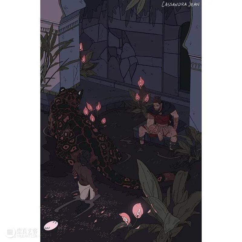 色彩和故事感都如此丰富 色彩 故事感 美国 插画家 漫画家 @cassie 美学 漫画 画面 故事性 崇真艺客