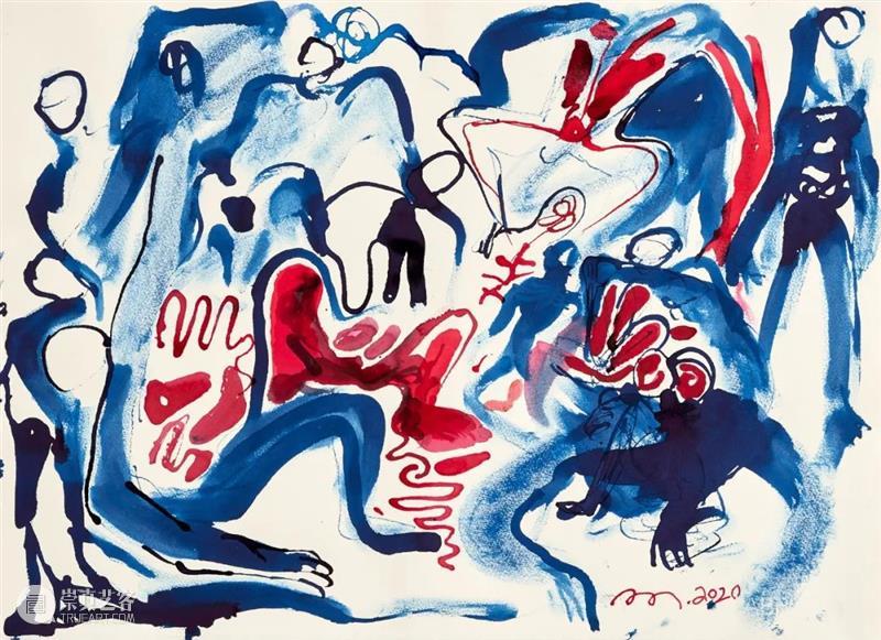 Ota Fine Arts | Artist: Tang Dixin Dixin Ota Fine Arts Artist China Crowd Two Bodies Forest 崇真艺客