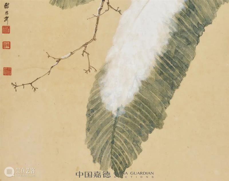 由明而宋 瑞雪丰年——谢稚柳的《瑞雪图》丨中国嘉德2021秋拍 谢稚柳 瑞雪图 中国 瑞雪丰年 嘉德 陈老莲 过程 当中 谢稚柳敏锐 陈氏花 崇真艺客
