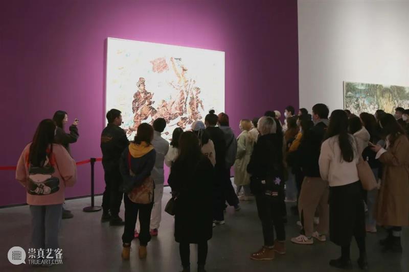 公教活动｜“次元裂痕——方少华作品展”导览体验公教活动举办 次元 裂痕 方少华 作品展 导览 活动 公教 西安美术学院 艺术 师生 崇真艺客