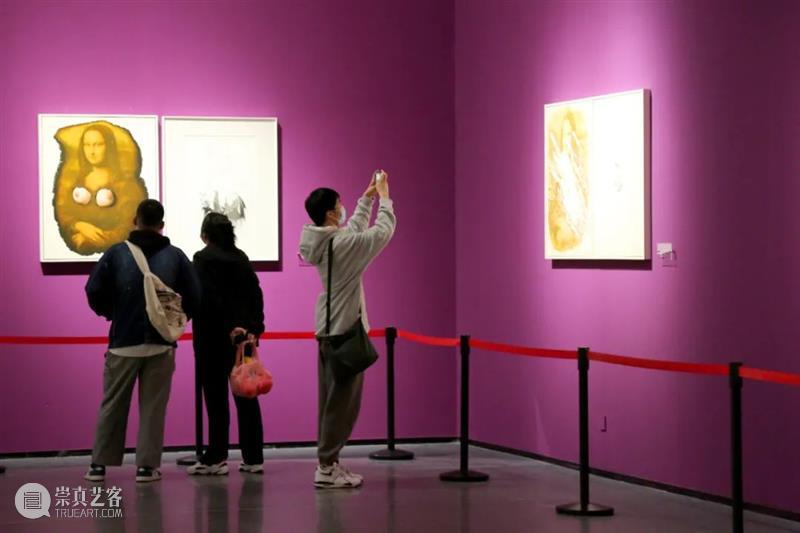 公教活动｜“次元裂痕——方少华作品展”导览体验公教活动举办 次元 裂痕 方少华 作品展 导览 活动 公教 西安美术学院 艺术 师生 崇真艺客