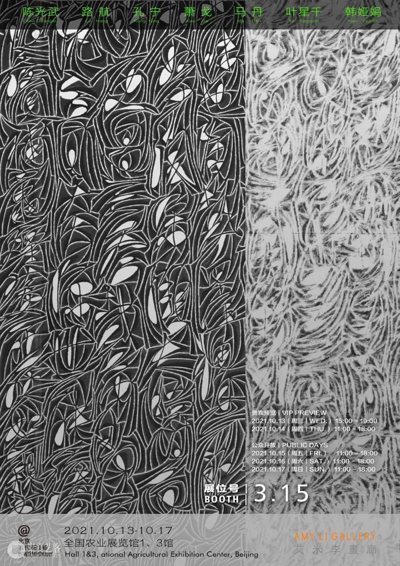 艾米李画廊·北京当代|展览现场 展位3.15 北京 展位 艾米 李画廊 现场 左右 艺术家 海报 艺博会 陈光武 崇真艺客