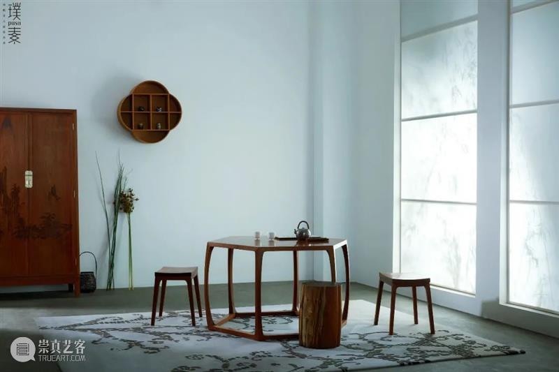 饮茶处，居心之所丨璞素茶事家具美学 美学 家具 璞素茶事 茶室 美好生活 注脚 生活 部分 四方 好友 崇真艺客