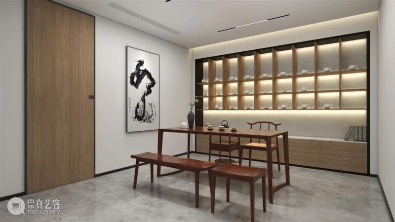饮茶处，居心之所丨璞素茶事家具美学 美学 家具 璞素茶事 茶室 美好生活 注脚 生活 部分 四方 好友 崇真艺客