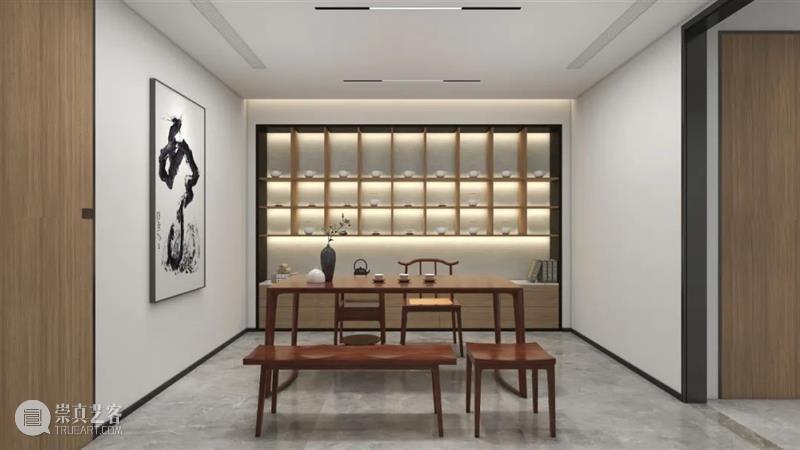饮茶处，居心之所丨璞素茶事家具美学 美学 家具 璞素茶事 茶室 美好生活 注脚 生活 部分 四方 好友 崇真艺客