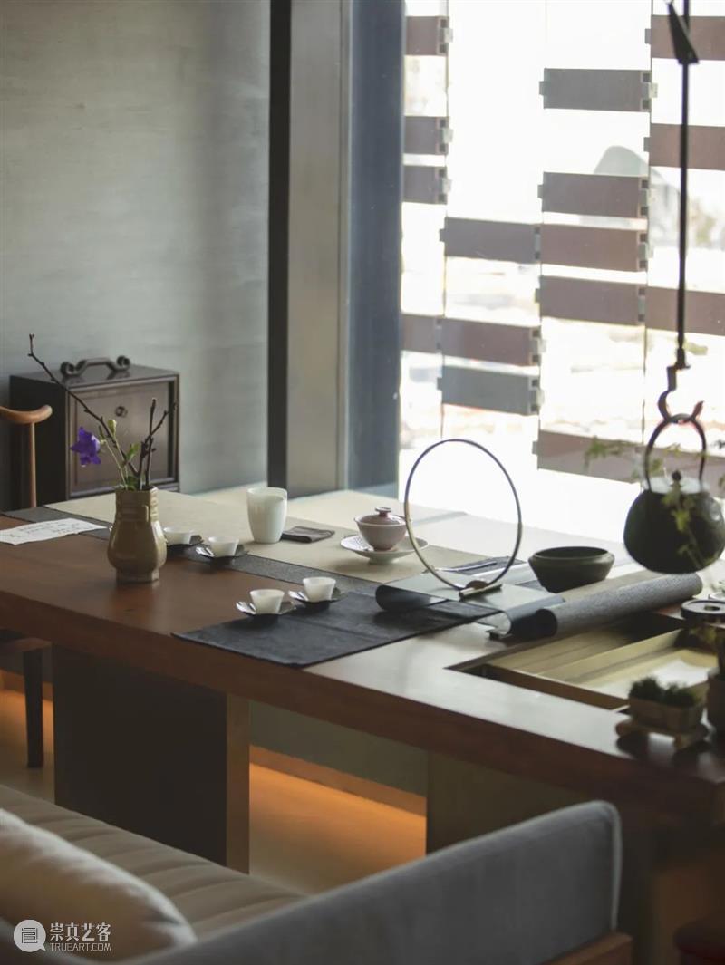 饮茶处，居心之所丨璞素茶事家具美学 美学 家具 璞素茶事 茶室 美好生活 注脚 生活 部分 四方 好友 崇真艺客