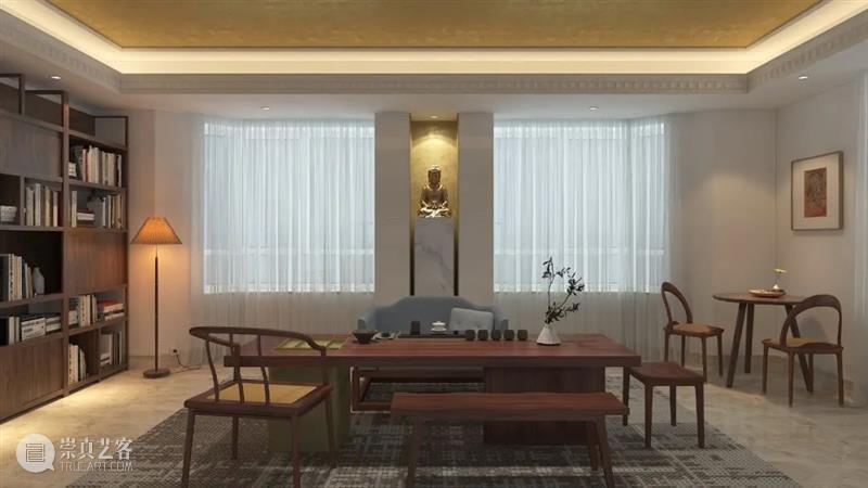 饮茶处，居心之所丨璞素茶事家具美学 美学 家具 璞素茶事 茶室 美好生活 注脚 生活 部分 四方 好友 崇真艺客