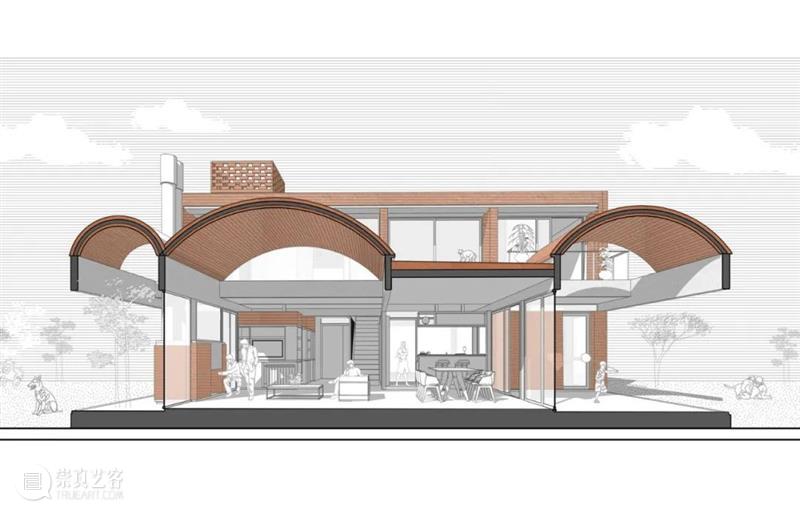 砖拱与梁柱，Terralagos 住宅 / DRM studio 住宅 Terralagos DRM 砖拱 梁柱 studio Javier Agustín Rojas 项目 崇真艺客