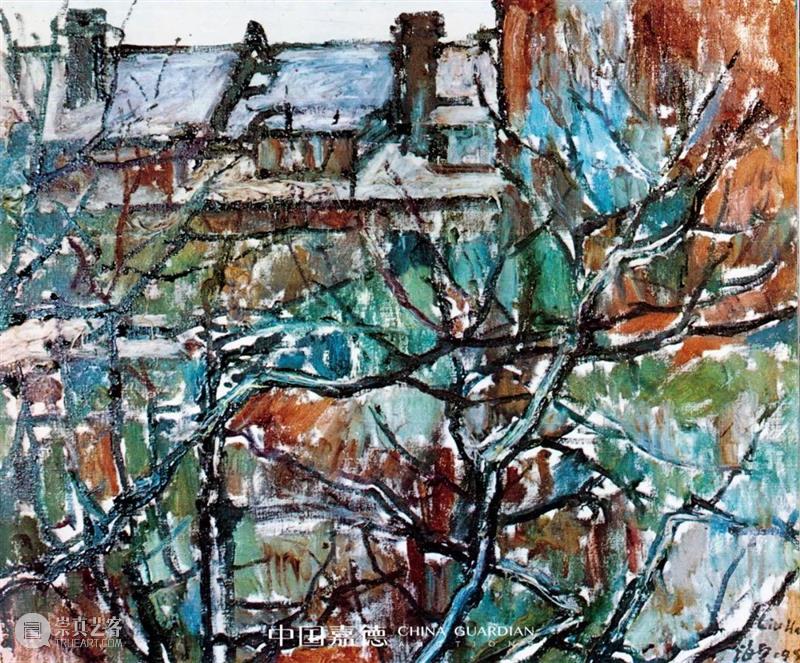 尤永读画录——刘海粟《复兴公园雪景》及其他｜中国嘉德2021秋拍 崇真艺客