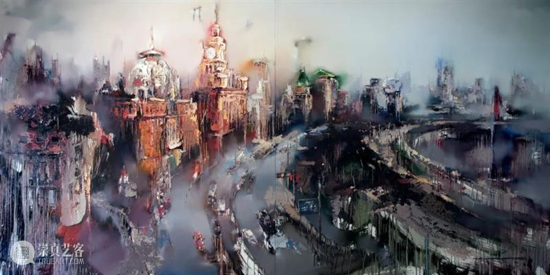 艺术上海【艺家说】| 高小云：如梦似幻的烟雨江南  艺术上海 高小云 艺术上海 烟雨江南 时间 长河 一叶扁舟 地方 江南 千意染曲 油画 崇真艺客