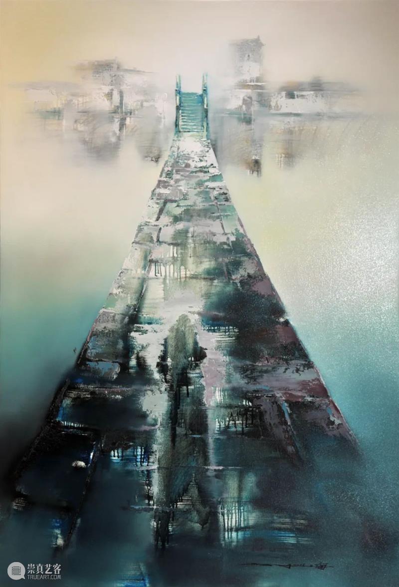 艺术上海【艺家说】| 高小云：如梦似幻的烟雨江南  艺术上海 高小云 艺术上海 烟雨江南 时间 长河 一叶扁舟 地方 江南 千意染曲 油画 崇真艺客