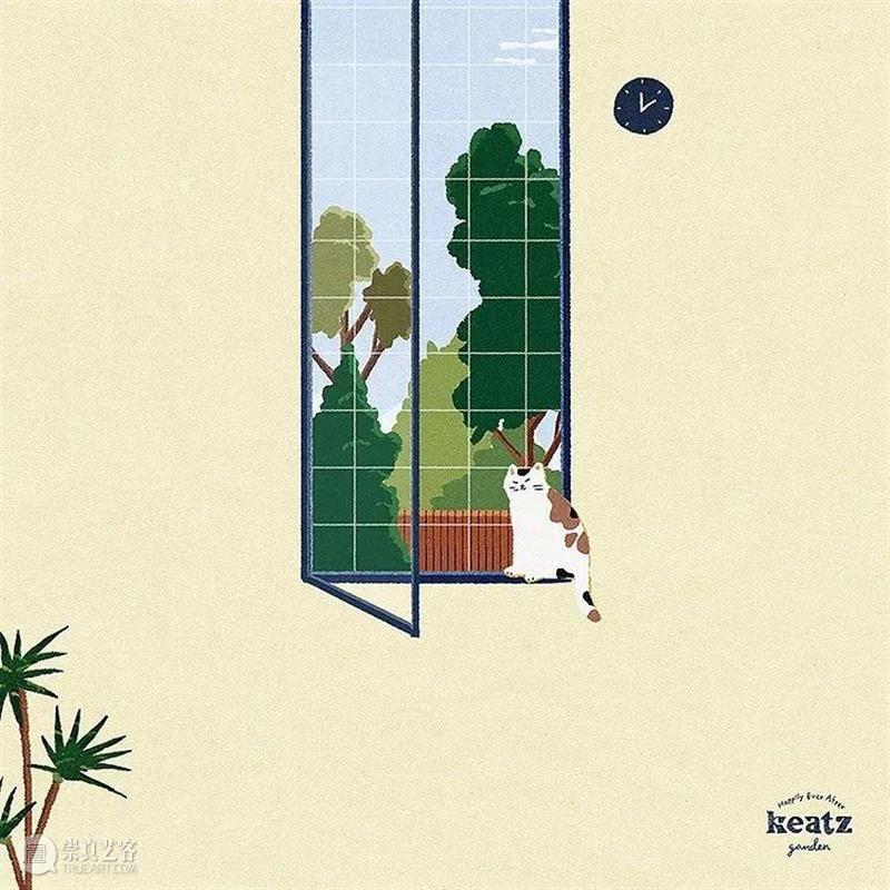 小日子  纯灰艺术 小日子 韩国 画师 ohio ooooo 插画 配色 画面 生活 安静 崇真艺客